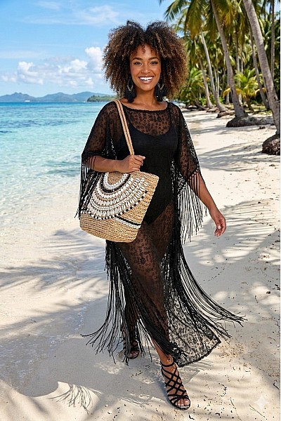 BOHO LACE COVER UP DRESS