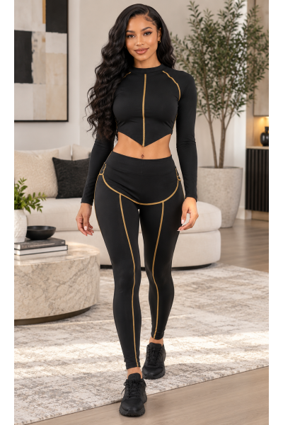 ASYMMETRICAL LEGGING SET 